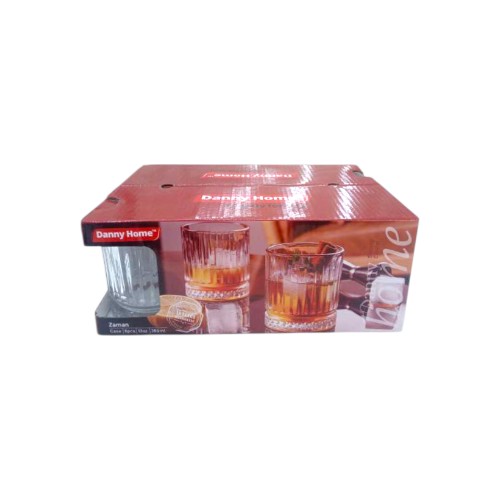DANNYHOME GLASS CUP 360ML SET OF 6