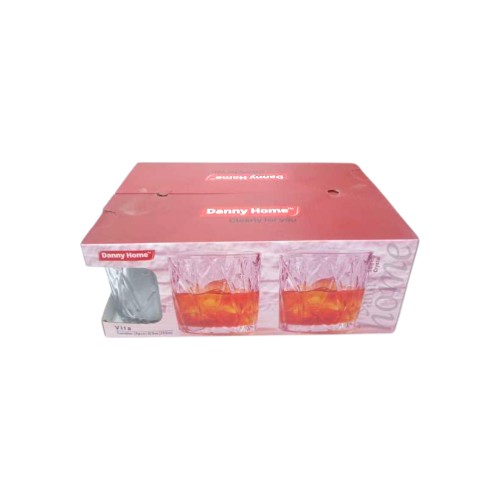 DANNYHOME GLASS CUP 350ML SET OF 6