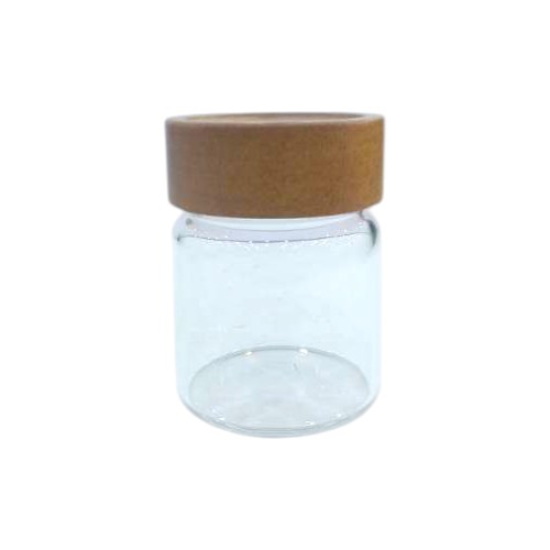 DANNYHOME GLASS STORAGE JAR 340ML SET OF 2