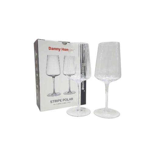 DANNYHOME RED WINE GLASS SET OF 2 390ML
