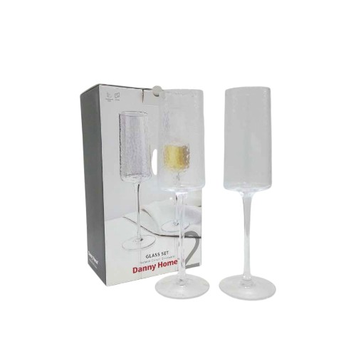 DANNYHOME GLASS CUP SET 2PCS