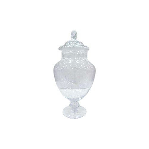 DANNYHOME GLASS STORAGE JAR 23.6CM
