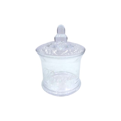 DANNYHOME GLASS STORAGE JAR 19.1CM