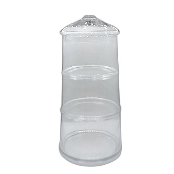 DANNYHOME GLASS STORAGE JAR 39.4CM