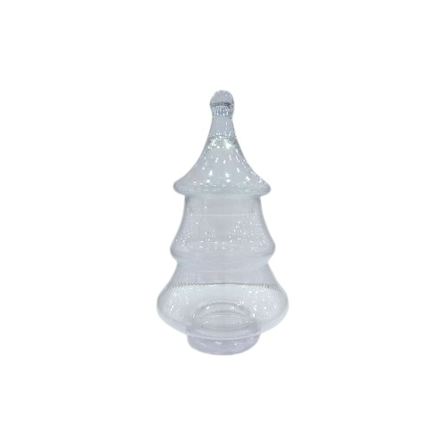 DANNYHOME GLASS STORAGE JAR 34.1CM