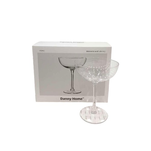 DANNYHOME GLASS CUP SET 2PCS