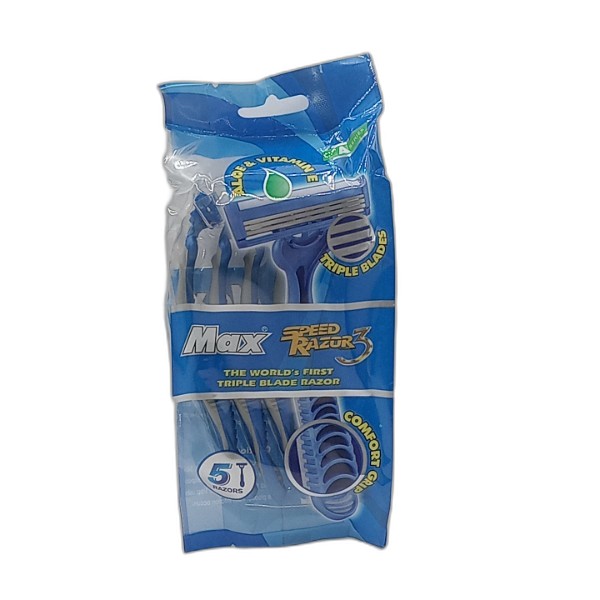MAX SPEED RAZOR3 5PCS