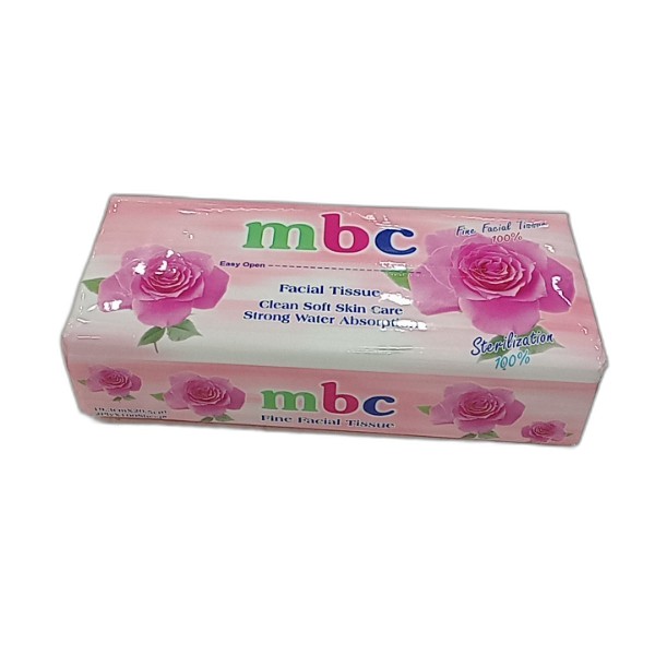 MBC FACIAL TISSUE PLASTIC 2PLY
