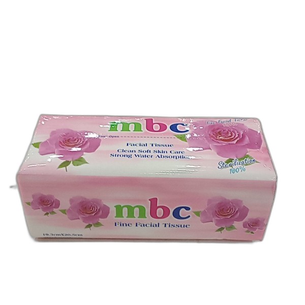 MBC FACIAL TISSUE PLASTIC 2PLY