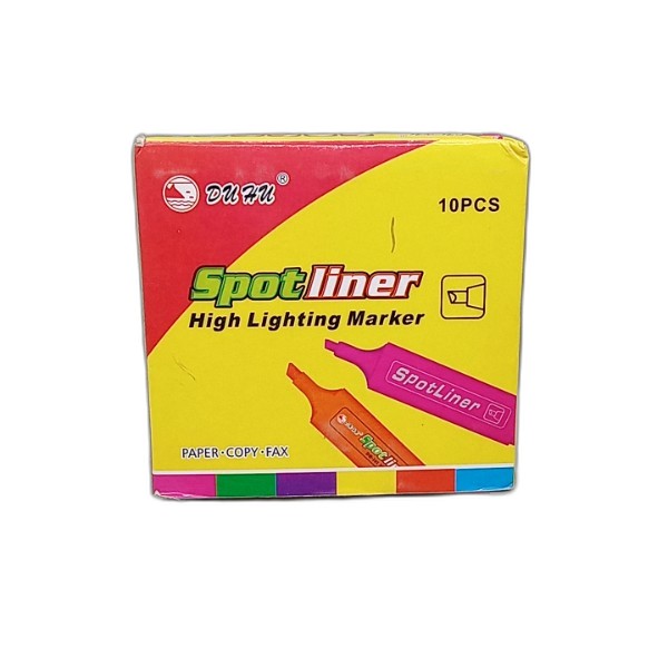MARKER HIGHLIGHTER 10PCS DH-10