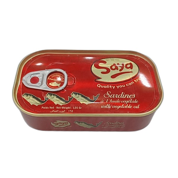 SAYA SARDINES 125G