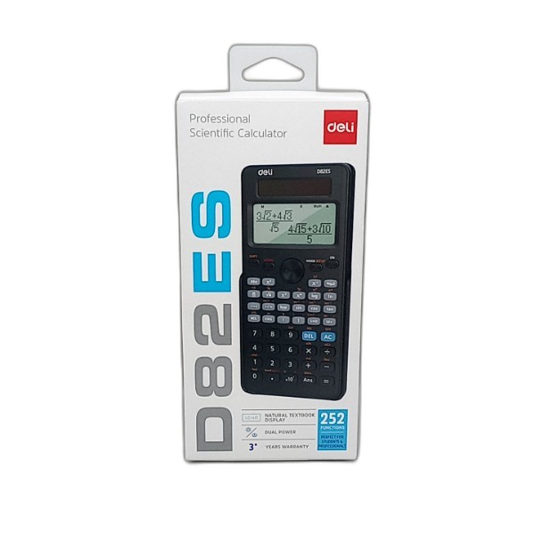 DELI SCIENTIFIC CALCULATOR 252 FUNCTIONS