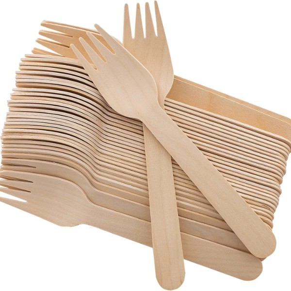 VSELECTDISPOSABLE WOODEN FORK