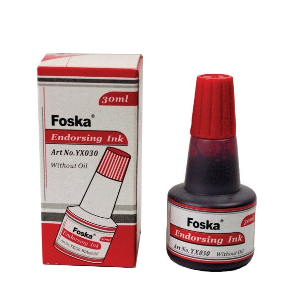 ENDORSING INK (RED COLOUR)