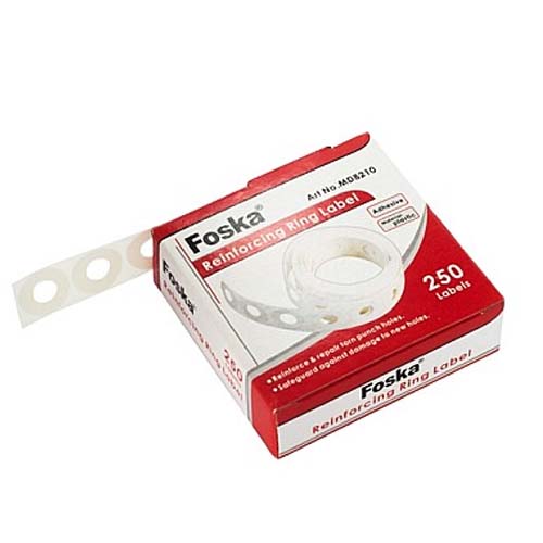 RING LABEL FOSKA REINFORCING 50 LABELS