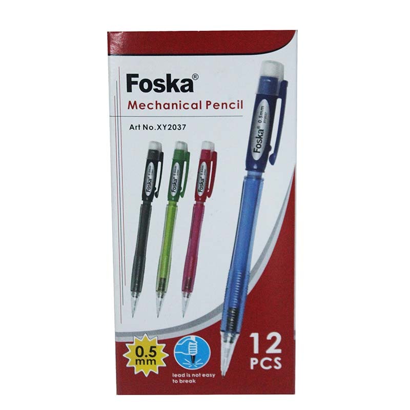 PENCIL MECANICAL FOSKA .05MM 12PCS XY2037