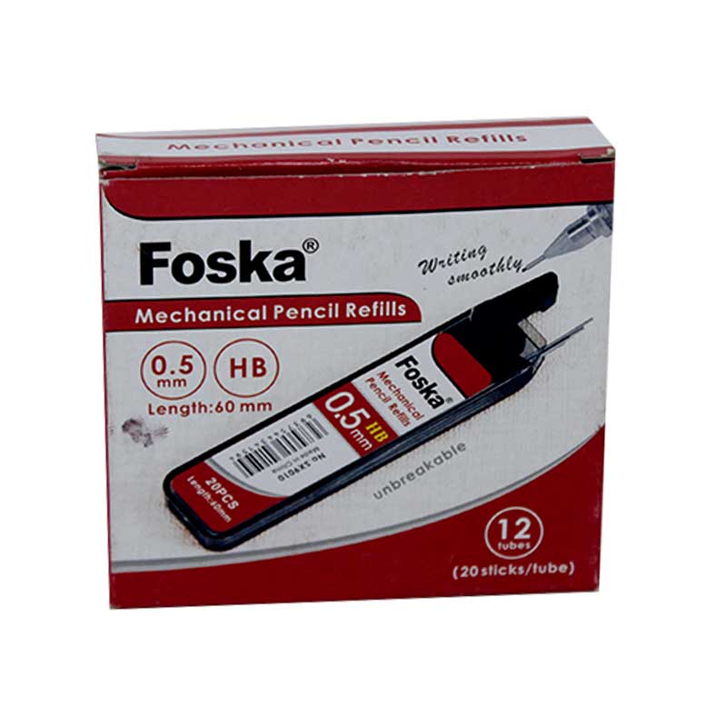 PENCIL REFIL FOSKA 0.5MM 12PCS SX9010