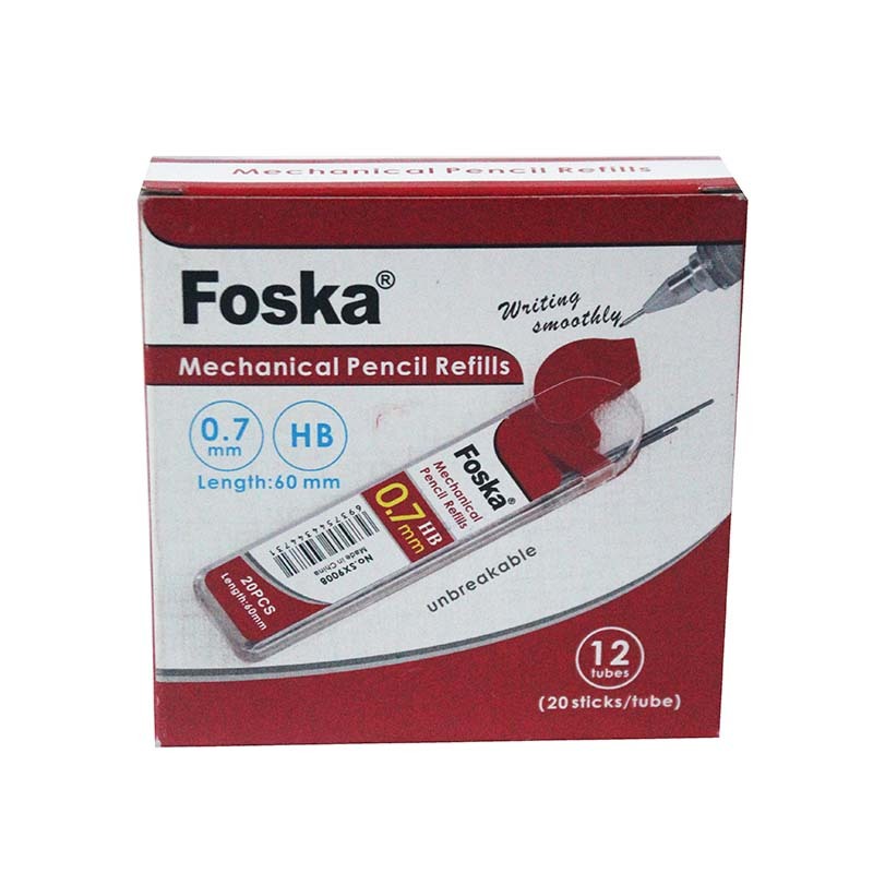 PENCIL REFIL FOSKA 0.7MM 12PCS SX9008