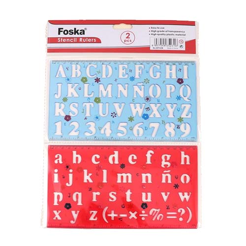 FOSKA STENCIL RULERS 2PCS BP9338