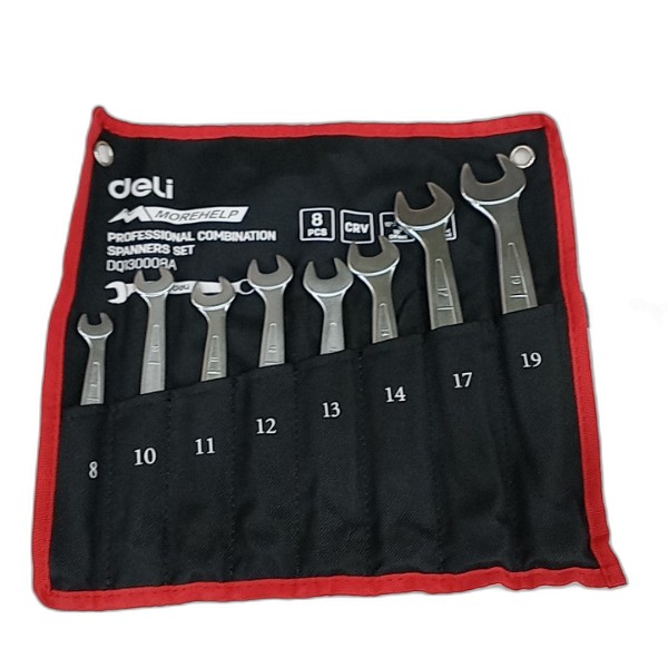 DELI COMBINATION SPANNER SET