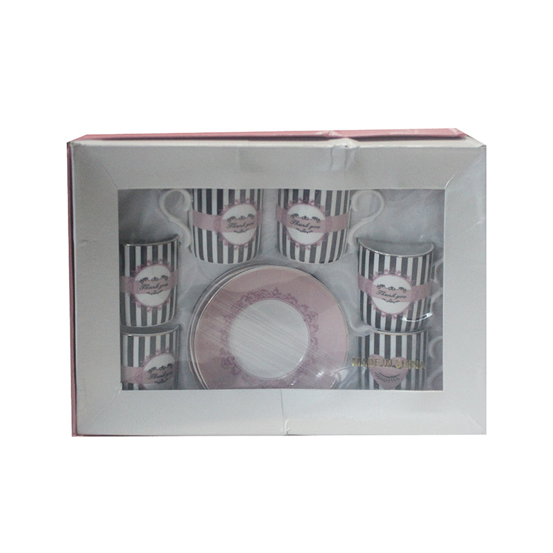 TEA CUP SAUCER PLATE 6PCS SET 114-H