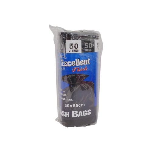 GARBAGE BAG BLACK 50X65CM 0029