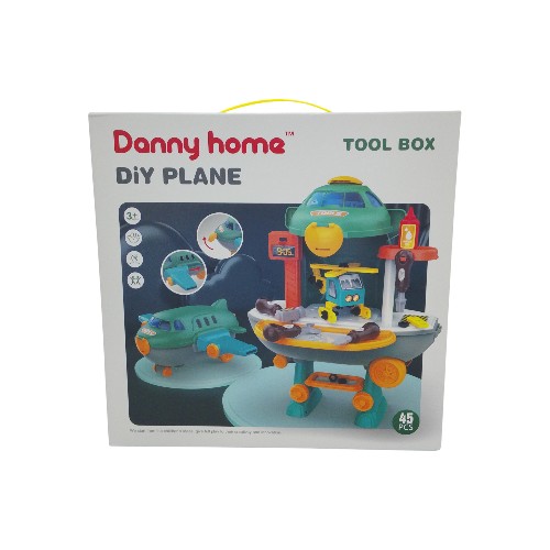 DANNYHOME DIY PLANE TOOL BOX 45PCS
