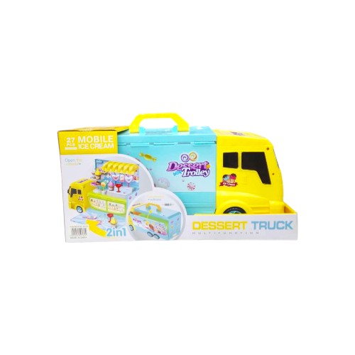 DANNYHOME 2IN1 MOBILE ICE CREAM CAR 27PCS