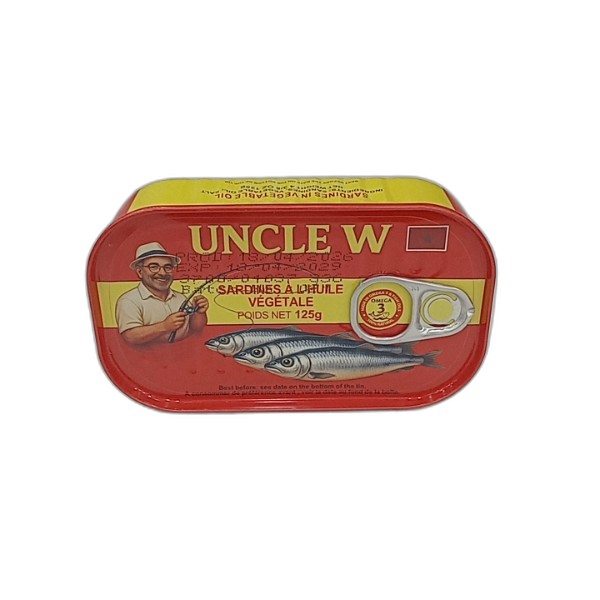 UNCLE W SARDINE 125 G