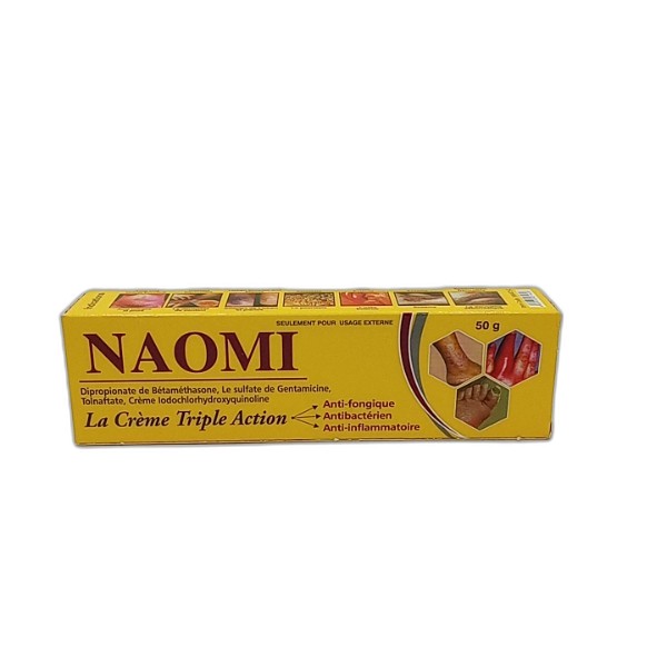 NAOMI TRIPLE ACTION CREAM YELLOW 15G