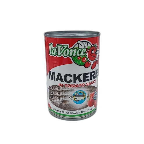 LAVONCE MACKEREL IN TOMATO SAUCE 425G