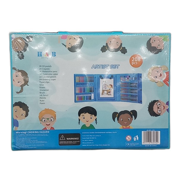 H&B DRAWING SET 208PCS PA1006