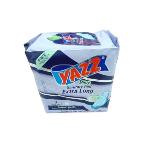 YAZZ SANITARY PAD EXTRA LONG MINTY