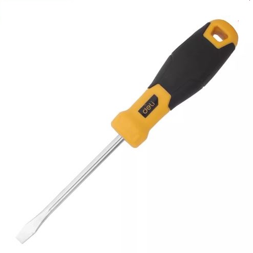 DELI SLOTTED SCREWDRIVER 6X100MM YW-BK