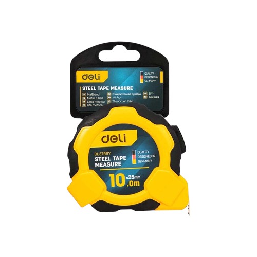 DELI MEASURING TAPE 5M-16FTX19MM YW