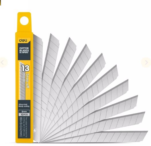 CUTTER 9MMX13 BLADE HEAD STEEL YW DELI