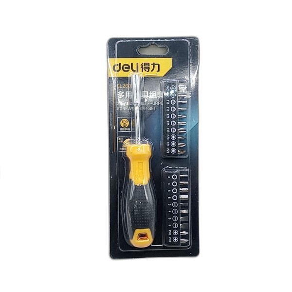 DELI SCREWDRIVER SET 21PCS