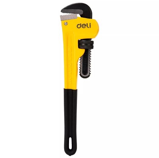 DELI PIPE WRENCH 14 INCH YW-BK