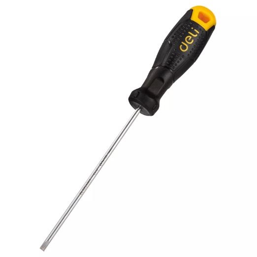 SLOTTED SCREWDRIVER 3X100MM YW-BK DELI