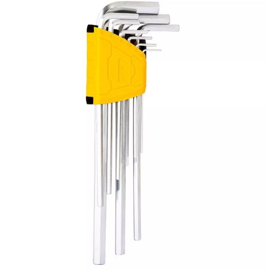 DELI EXTRA LONG FLAT END HEX KEY SETS 1.5-10MM
