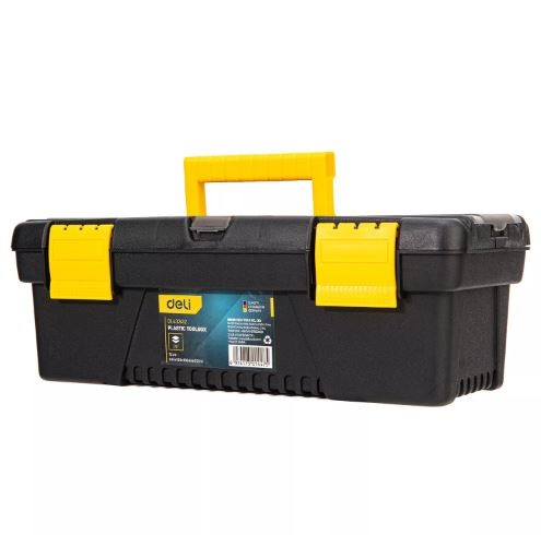 DELI PLASTIC TOOL BOX 12 INCH YW-BK