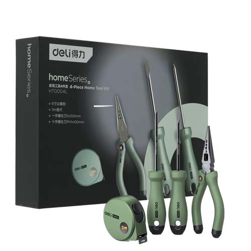 DELI 4 PCS SET 4PCS GREEN HT0004L