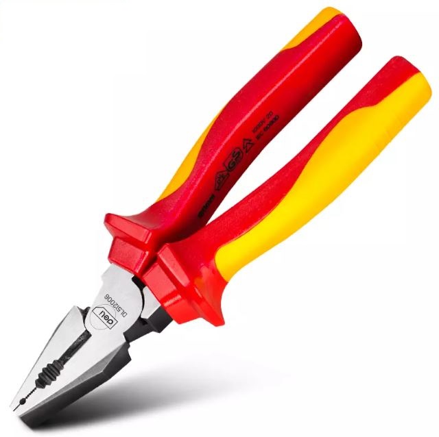 DELI INSULATED LABOR-SAVING COMBINATION PLIER 6INC