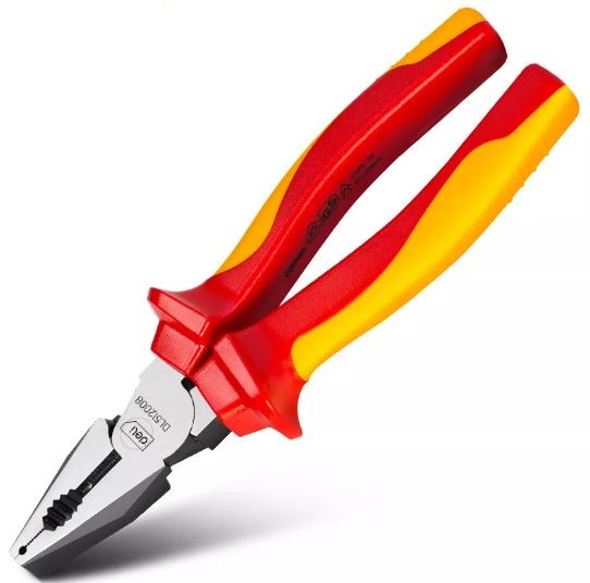 DELI INSULATED LABOR-SAVING COMBINATION PLIER 8INC