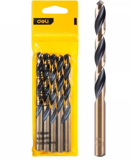 HSS DRILL BIT 8.5MM YW PACK OF 5 DELI