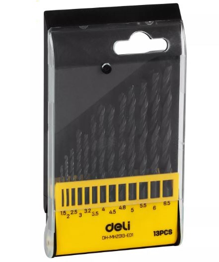DELI HSS DRILL BIT SET BK