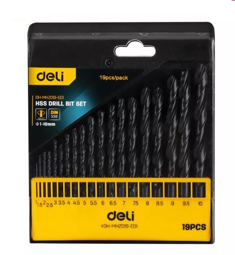 HSS DRILL BIT SET BK DELI