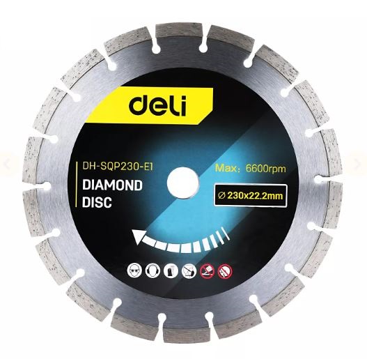 DELI DIAMOND DISC 230 X 22.2MM
