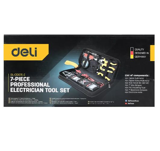 ELECTRICIAN TOOL SET 7 PCS BK D