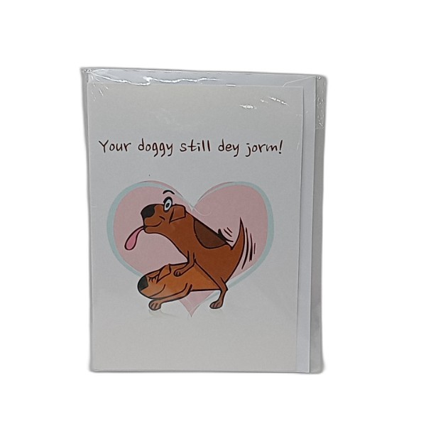 YOBBINGS GREETING CARD